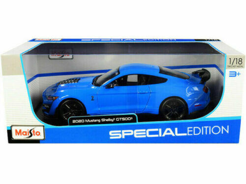 Mustang Shelby GT500 2020 albastru - 1/18 Maisto