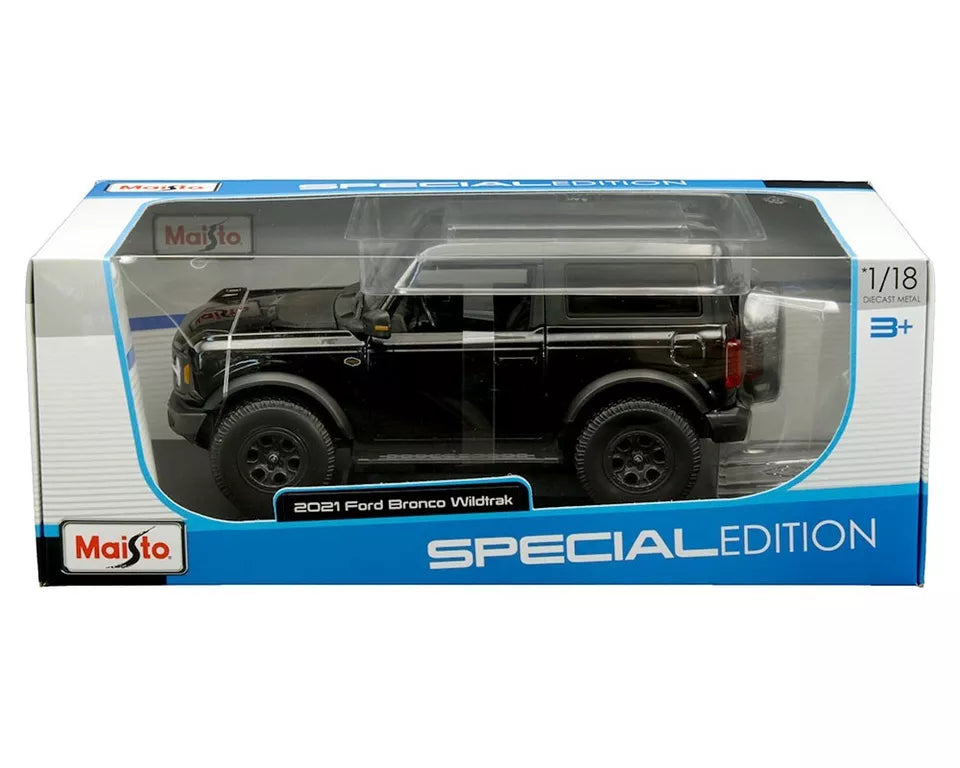 Ford Bronco Wildtrak 2021 negru - 1/18 Maisto