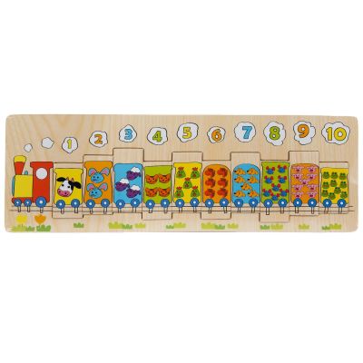 Puzzle din lemn - Trenulet