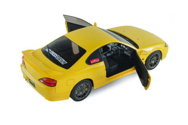 Nissan Silvia S15 Spec-R Aero lightning yellow 1999 - 1/18 Solido