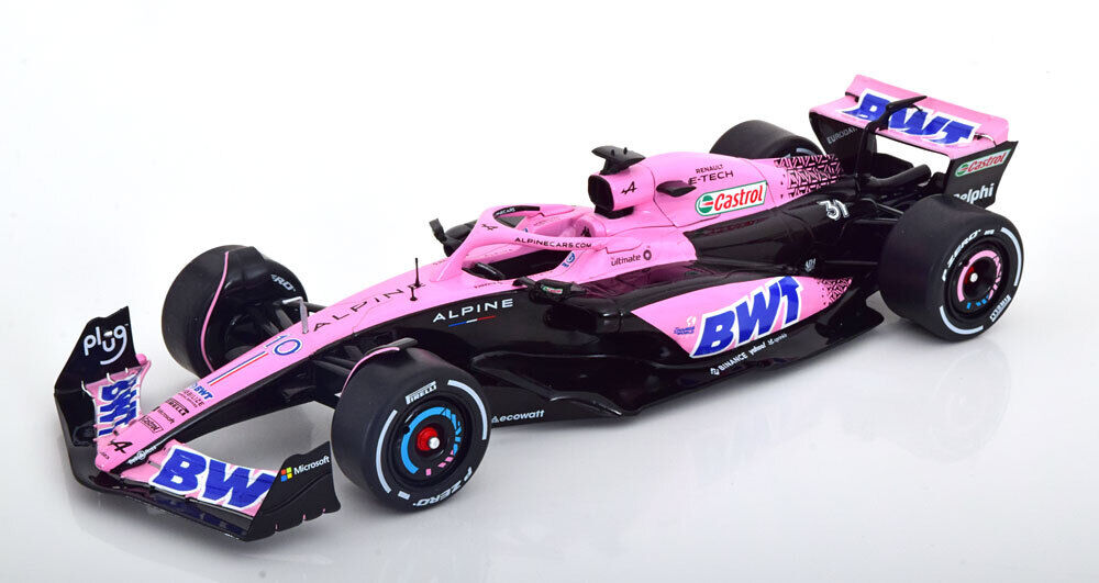 Formula 1 Alpine A523 Presentation Version pink edition - 1/18 Solido