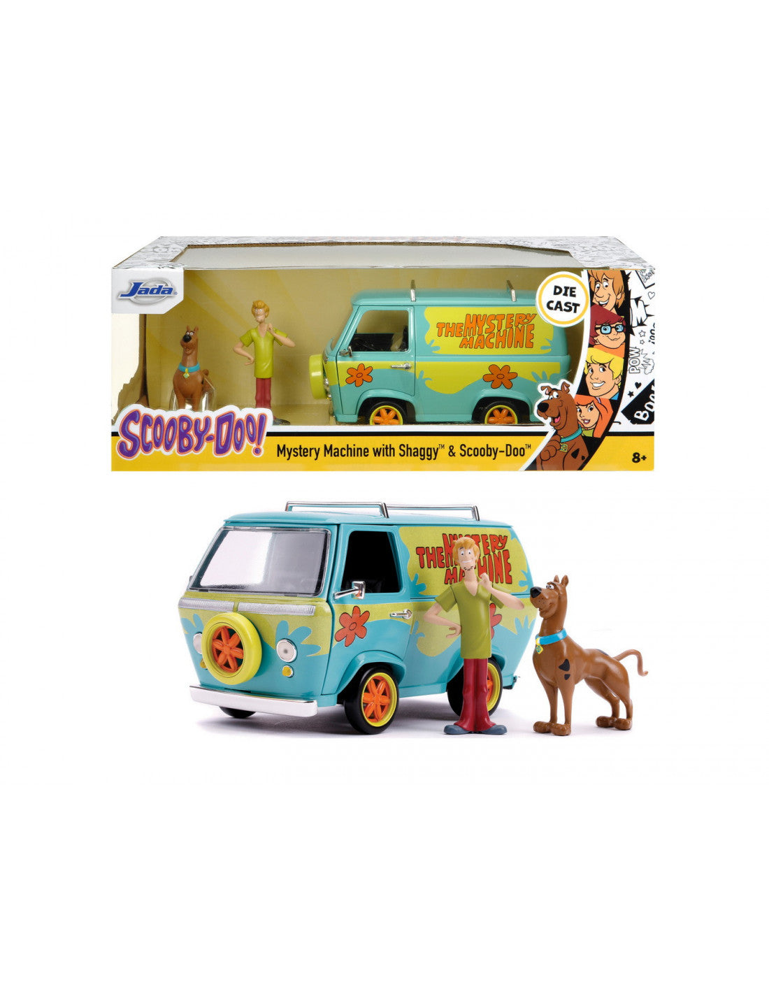 Masina Misterioasa cu Shaggy si Scooby-Doo - 1/24 Jada