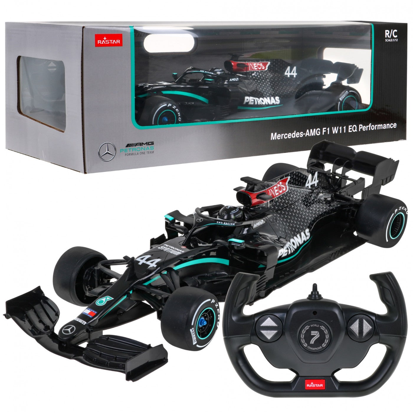 Formula1 Mercedes AMG W11 EQ Performance cu telecomanda - 1/12 RASTAR