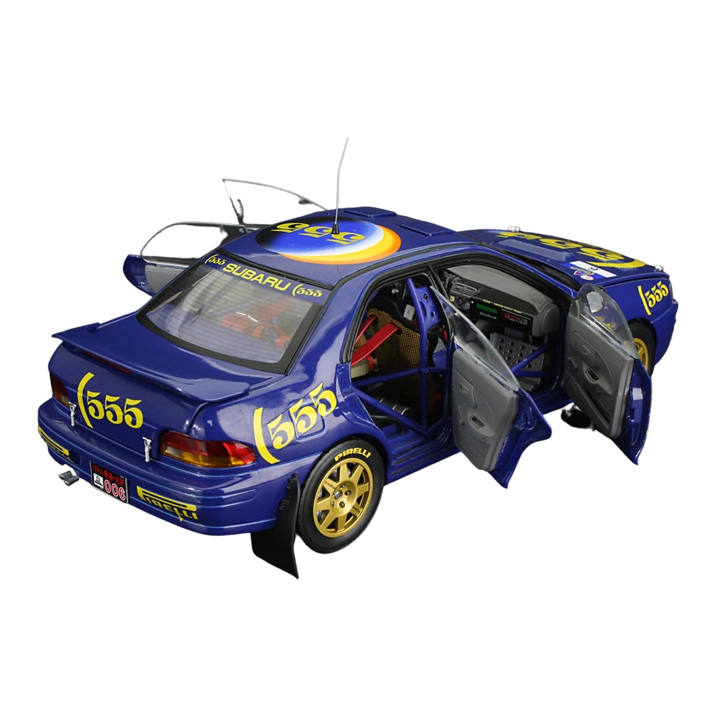 Subaru Impreza 555 #1 P.Bourne/T.Sircombe Winner 555 Hong Kong Beijing Rally 1994 399pcs - 1/18 SunStar