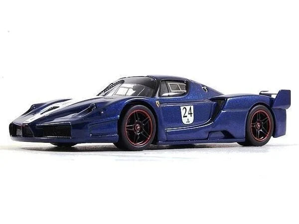 Ferrari Fxx bleumarin #24 cu vitrina plexiglass - 1/43 Hot Wheels Elite