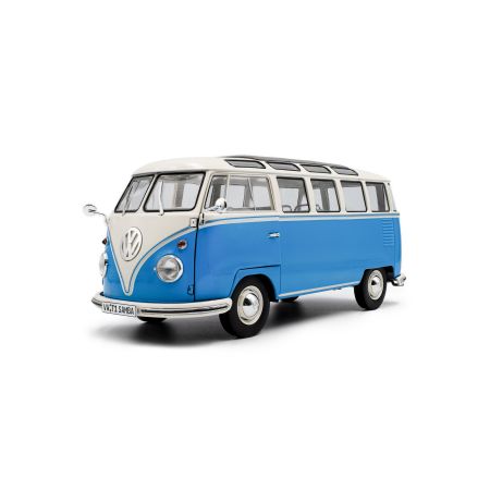 Volkswagen T1 Samba 1962 albastru/alb - 1/18 Solido