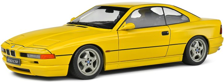BMW 850 Csi (E31) galben - 1/18 Solido