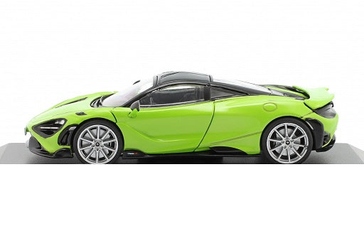 Mclaren 765 LT V8-Biturbo verde cu vitrina plexiglass - 1:43 Solido