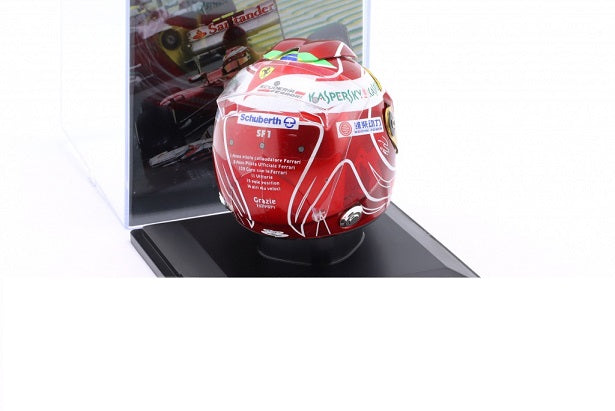 Casca Felipe Massa 2013 cu vitrina plexiglass - 1/5 Spark