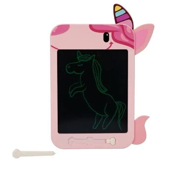 Tableta digitala LCD pentru scris si desen Edu Sun 10.5 inch - Unicorn Roz