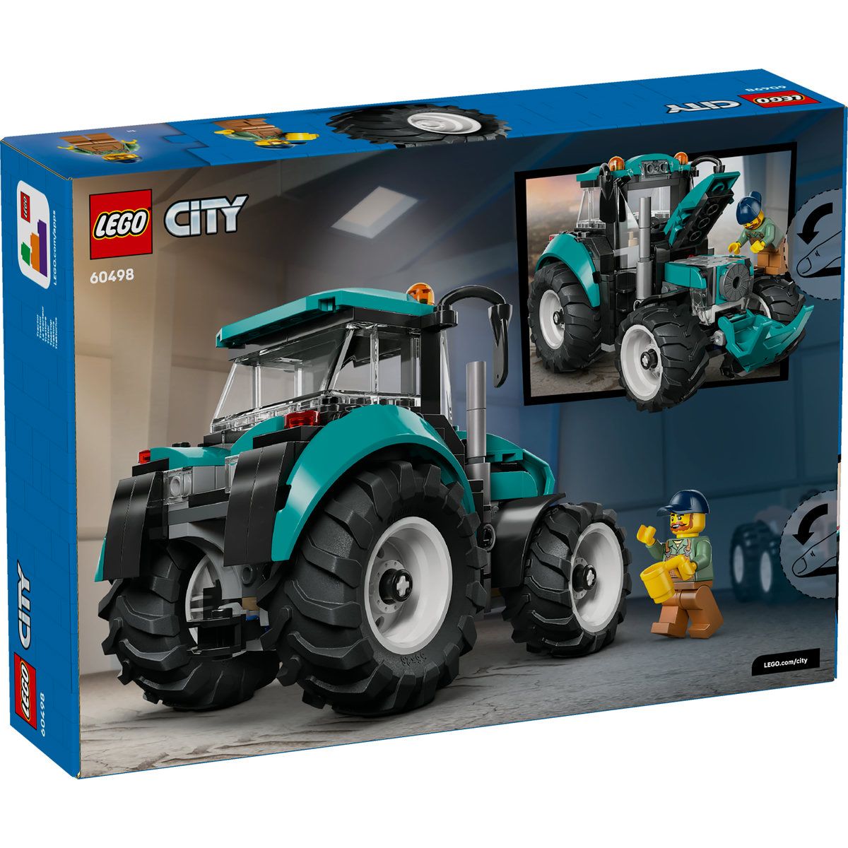 LEGO City 60498 - Tractor agricol (204 piese)