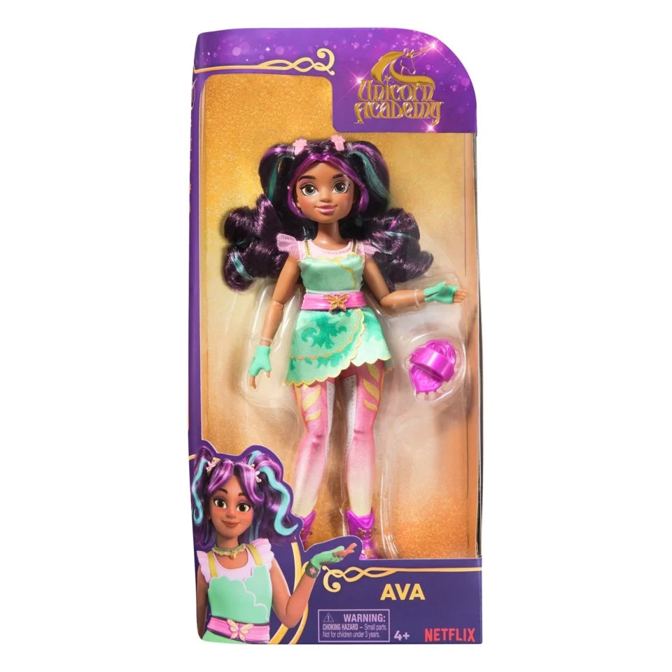 Papusa fashion Unicorn Academy - Ava 24cm