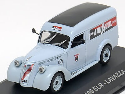 Fiat 1100 ELR - Lavazza 1950 cu vitrina plexiglass - 1/43 Altaya