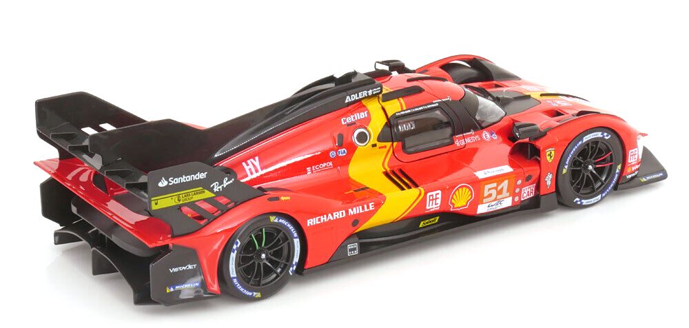 Ferrari 499P #51 Winner 24h Le Mans 2023 - 1/18 Bburago