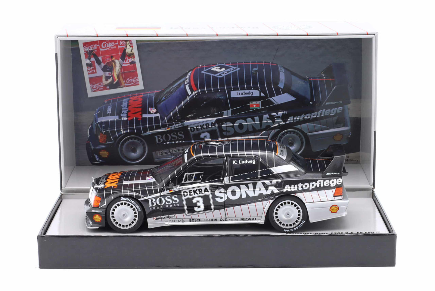 Mercedes-Benz 190E 2.5-16 EVO II DTM 1992 #3 Klaus Ludwig - 1/18 Werk83