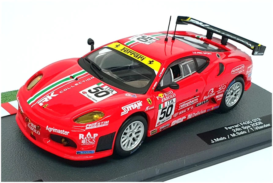 Ferrari F430 GT2 24h Spa 2008 cu vitrina plexiglass - 1/43 Altaya