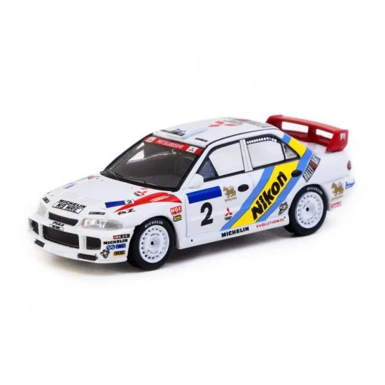 Mitsubishi Lancer Evolution III Hong Kong-Beijing Rally 1995 Winner #2 - 1/64 Tarmac