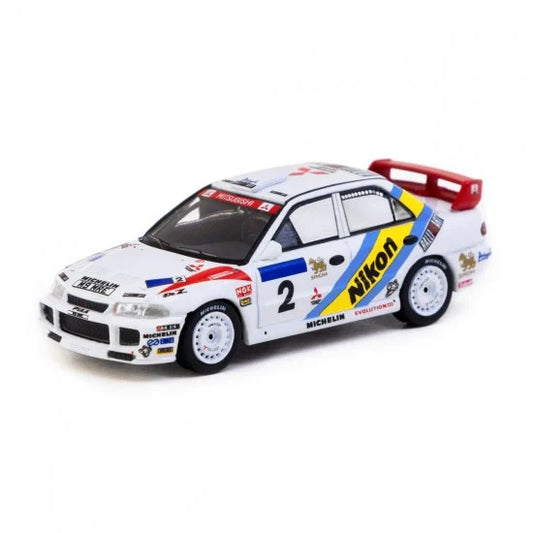 Mitsubishi Lancer Evolution III Hong Kong-Beijing Rally 1995 Winner #2 - 1/64 Tarmac