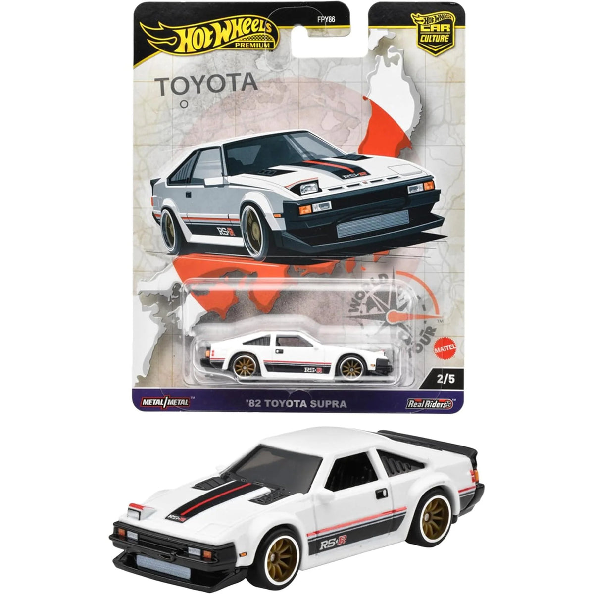 Toyota Supra 1982 - 1/64 Hot Wheels Premium