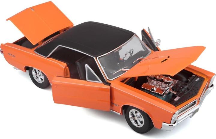 Pontiac GTO 1965 portocaliu/negru - 1/18 Maisto