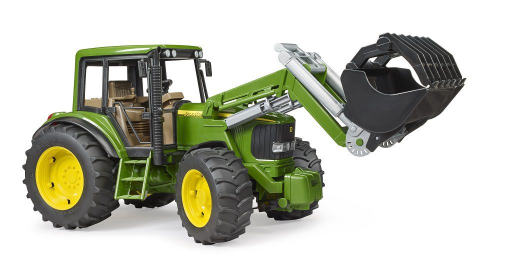 BRUDER 02052 - Tractor John Deere 6920 cu încărcător frontal