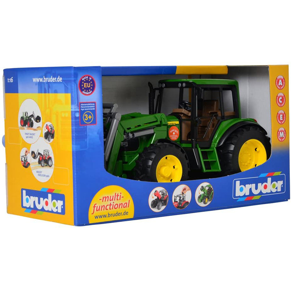 BRUDER 02052 - Tractor John Deere 6920 cu încărcător frontal
