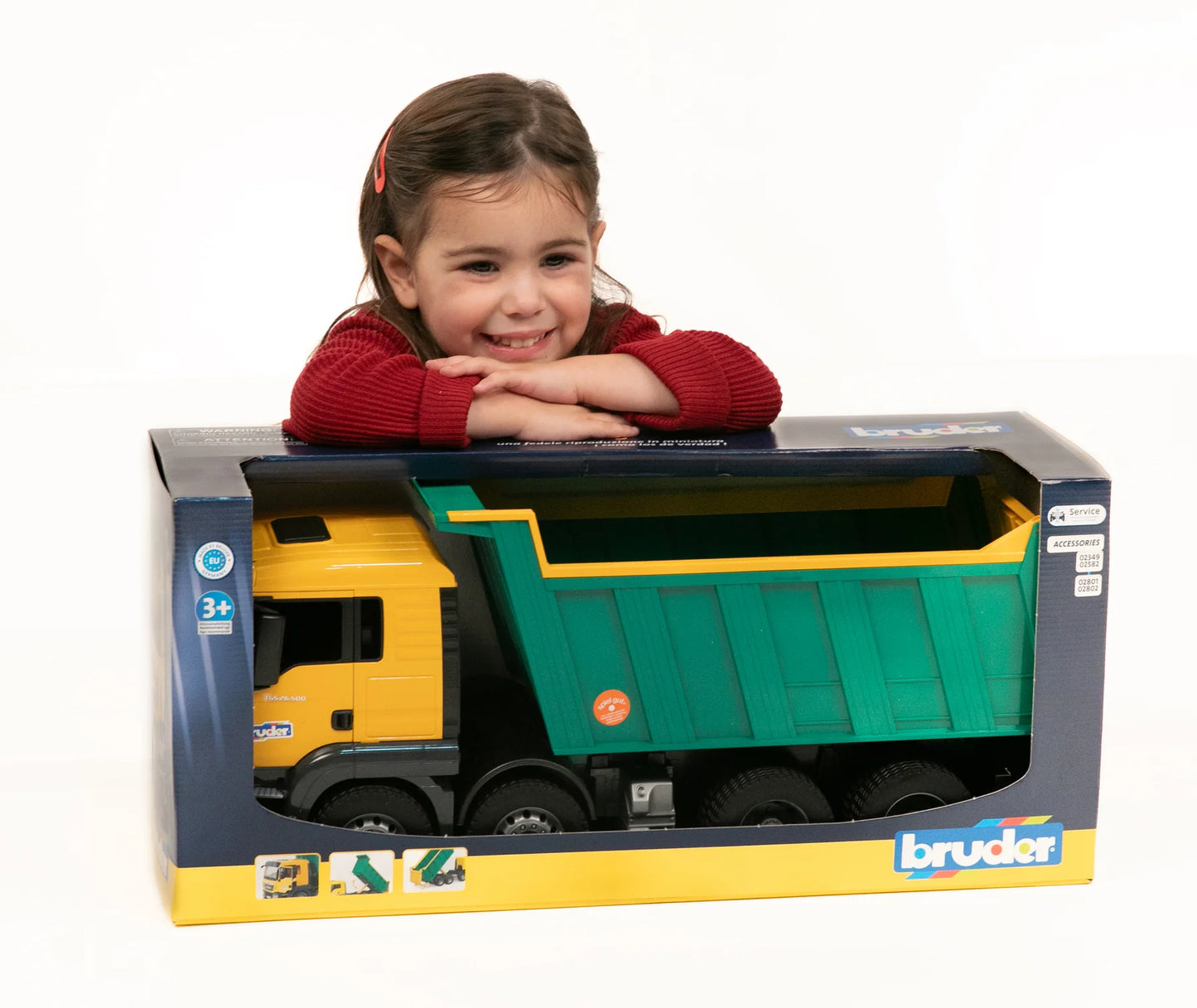 BRUDER 03766 - Camion Basculant MAN TGS