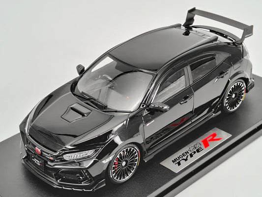Honda Civic Mugen Type R neagra cu vitrina plexiglass - 1/18 Pop Race