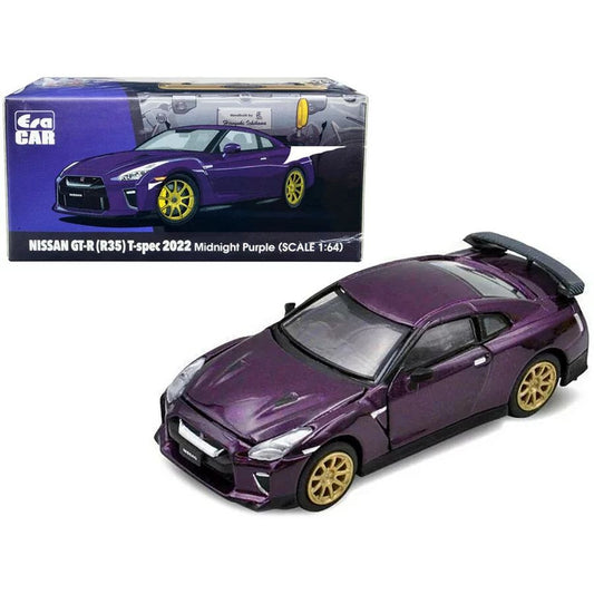 Nissan GT-R R35 t-spec 2022 midnight purple - 1/64 EraCar
