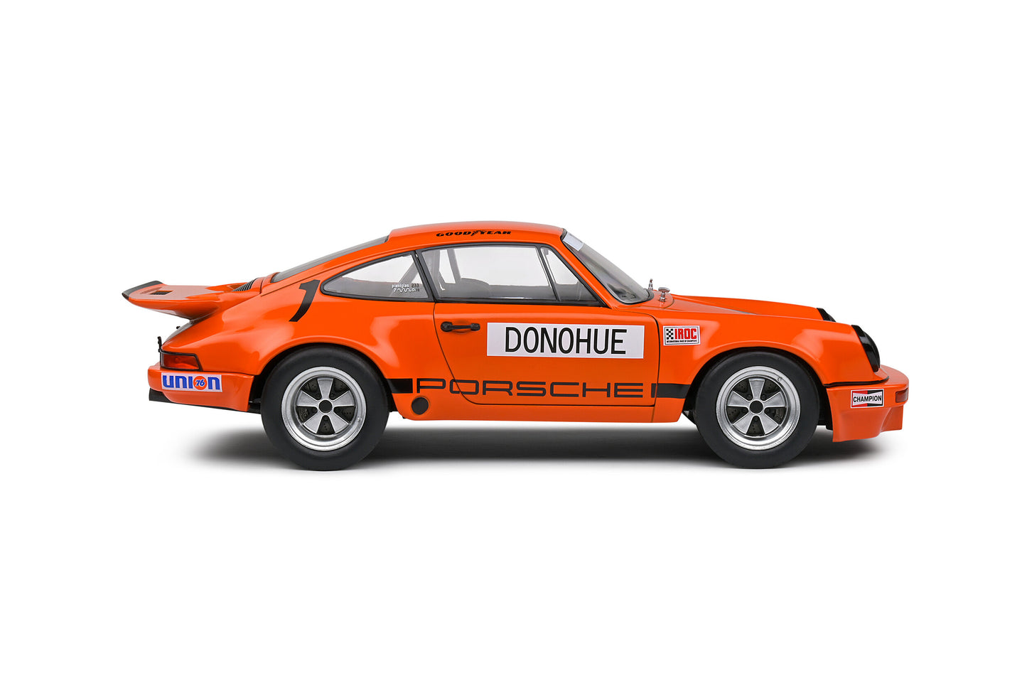 Porsche Iroc Daytona 1974 orange Donohue #1 - 1/18 Solido