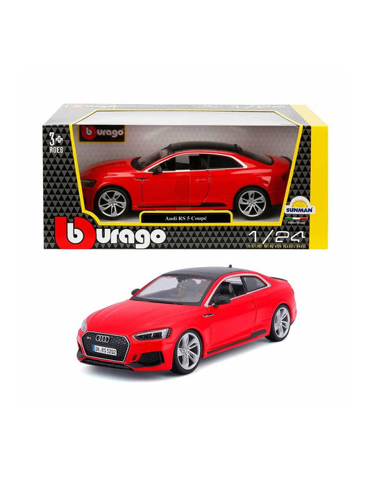 Audi RS5 Coupe rosu - 1/24 Bburago