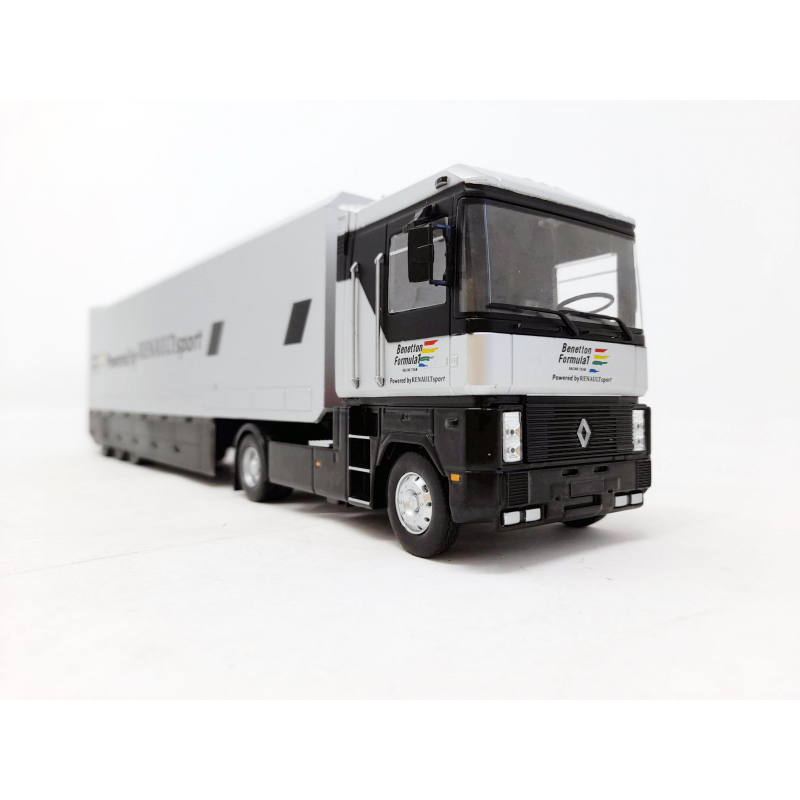 TIR Renault Magnum TR350 Benetton Formula 1 Team Transporter - 1/43 Ixo