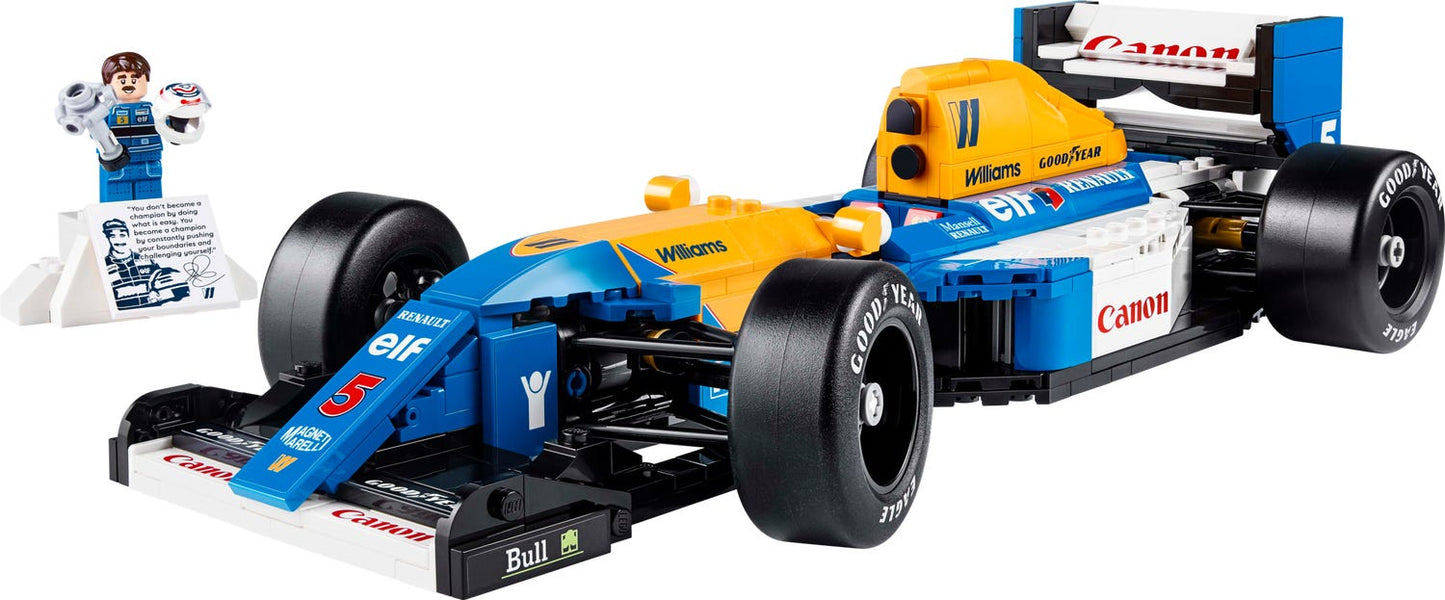 LEGO Icons 10353 - Williams Racing FW14B si Nigel Mansell (799 piese)