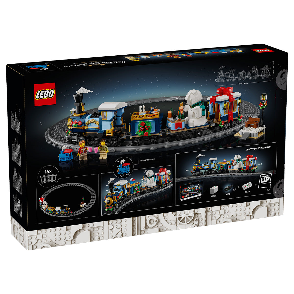 LEGO Icons 10361 - Expresul de sarbatori  (956 piese)