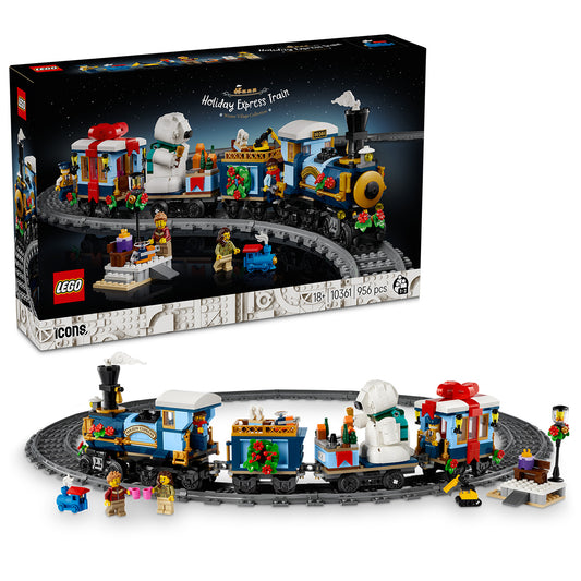 LEGO Icons 10361 - Expresul de sarbatori  (956 piese)