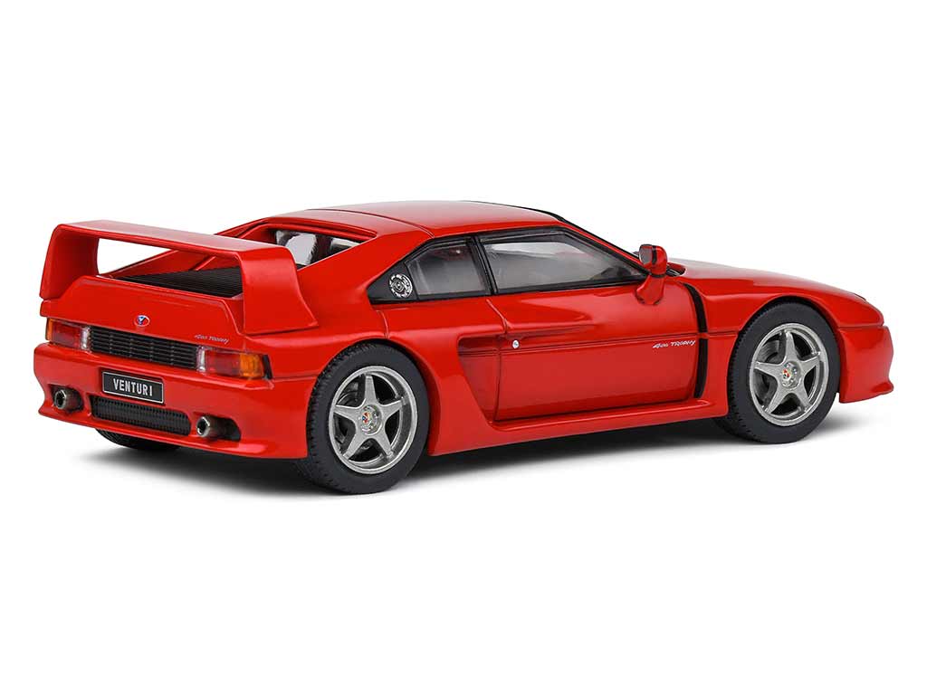 Venturi 400 GT rosu cu vitrina plexiglass - 1/43 Solido