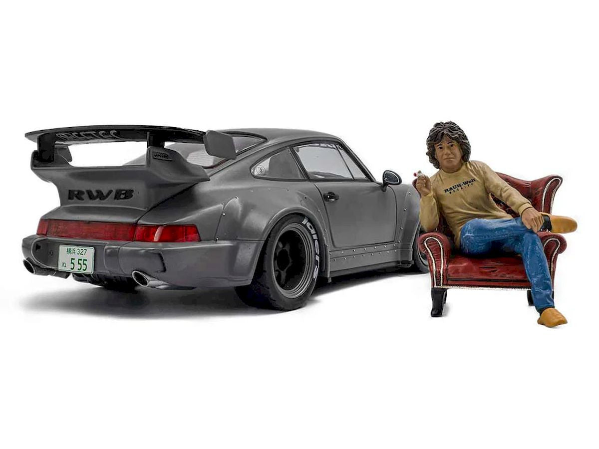 Porsche RWB Bodykit cu figurina - 1/18 Solido