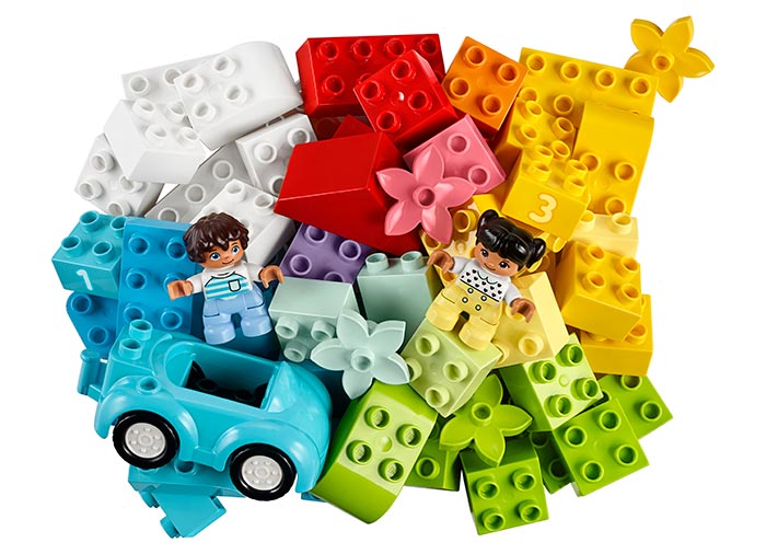 Lego Duplo 10913 - Cutie în formă de cărămidă (65 piese)