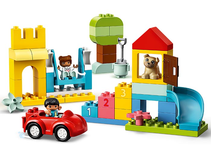 LEGO DUPLO 10914 - Cutie Deluxe in forma de caramida  (85 piese)