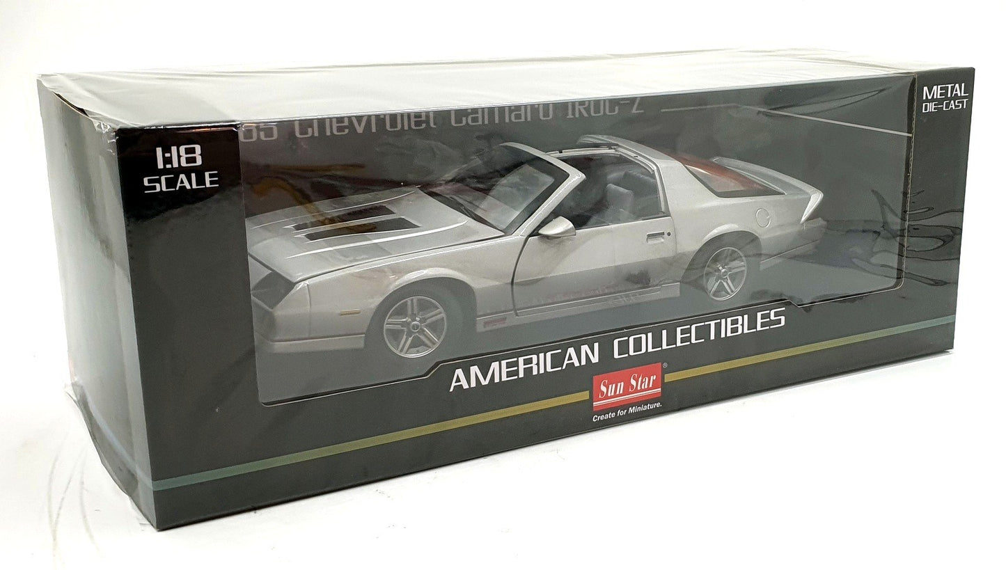 Chevrolet Camaro IROC-Z silver 1985 - 1/18 Sun Star
