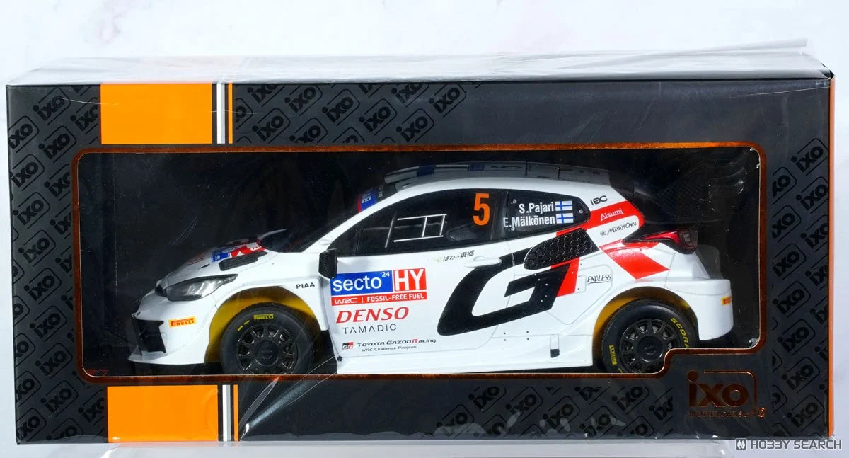 Toyota GR Yaris Rally1 Hybrid #5 Rally Finland 2024 - 1/18 Ixo Models
