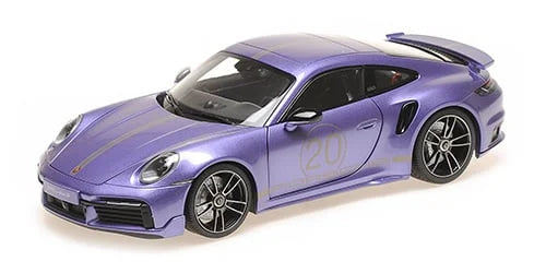 Porsche 911 Turbo S Coupe Sport Design 2021  mov - 1/18 Minichamps