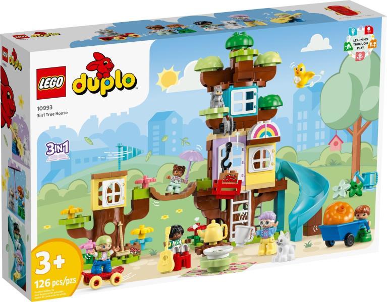 LEGO DUPLO 10993 - Casa din copac 3 in 1  (126 piese)
