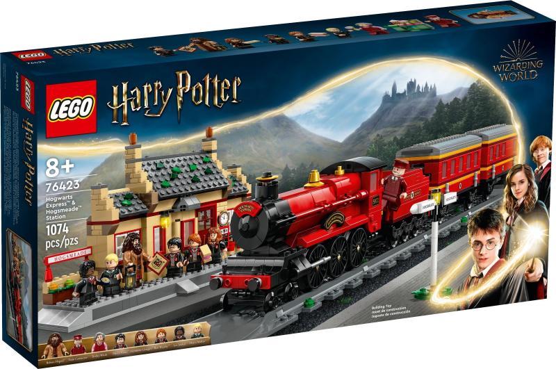 LEGO Harry Potter TM 76423 - Expresul Hogwarts si gara din Hogsmeade (1074 piese)