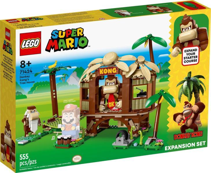 LEGO Super Mario 71424 - Set de extindere - Casa din copac a lui Donkey Kong (555 piese)