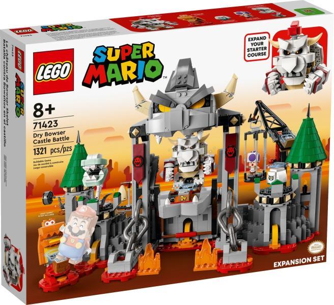 LEGO Super Mario 71423 - Set de extindere batalia lui Dry Bowser de la castel