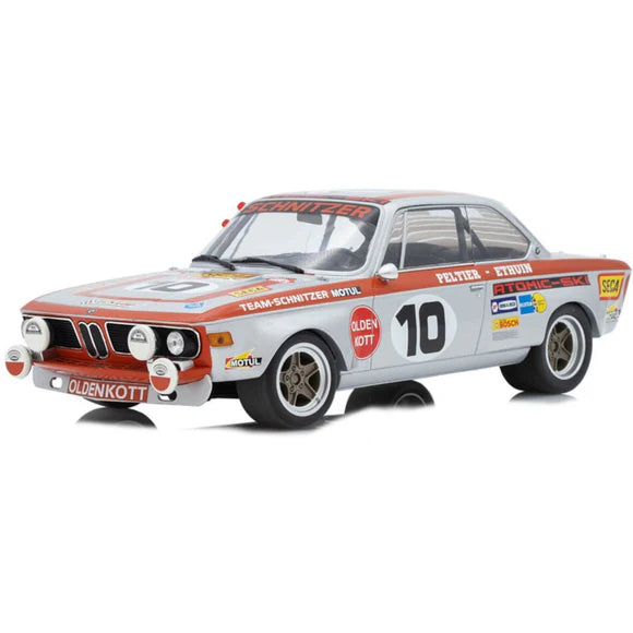 BMW 2800 CS #10 Team Schnitzer-Motul Fitzpatrick/Peltier/Ethuin 24h Spa 1972  1/300 pcs - 1/18 Minichamps