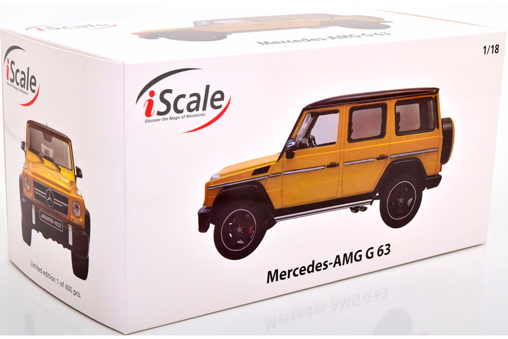 Mercedes-Amg G63 galben 1/600pcs - 1/18 IScale