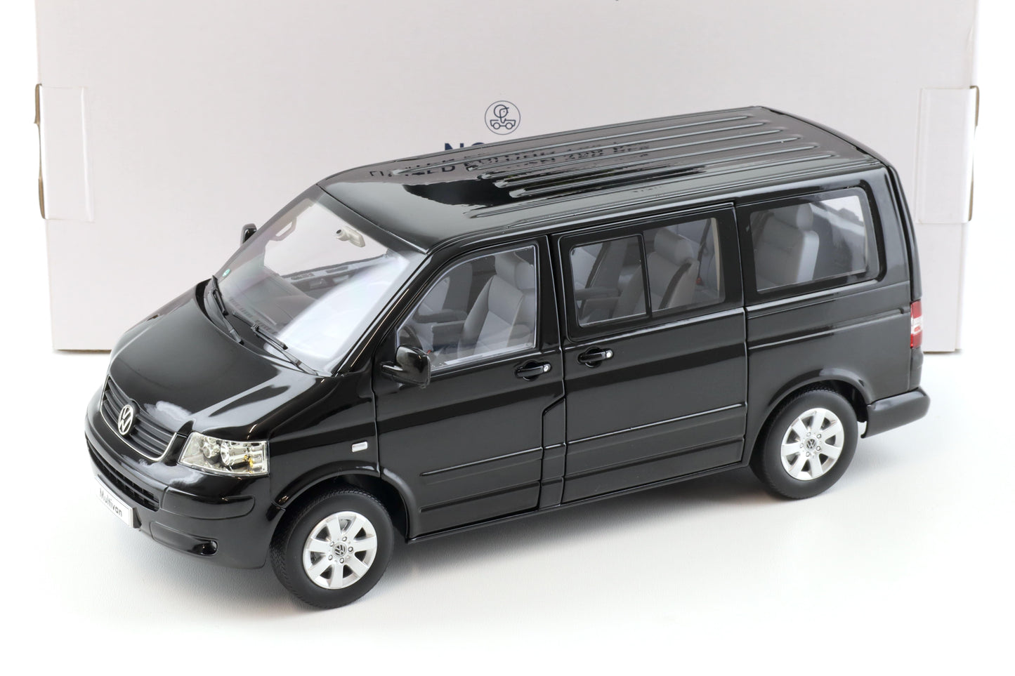 Volkswagen Multivan T5 2003 negru 1/1000pcs - 1/18 Norev