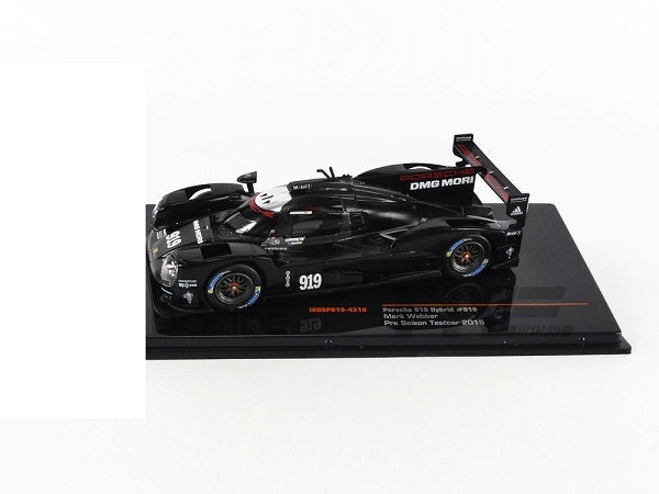 Porsche 919 Hybrid #919 Mark Webber Pre Saison Testcar 2015 #919 cu vitrina plexiglass - 1/43 Ixo Models